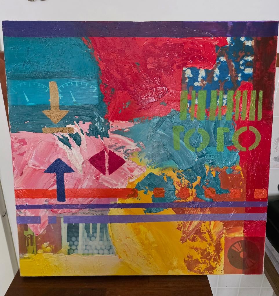 Schilderij, Antiek en Kunst, Kunst | Schilderijen | Modern, Ophalen