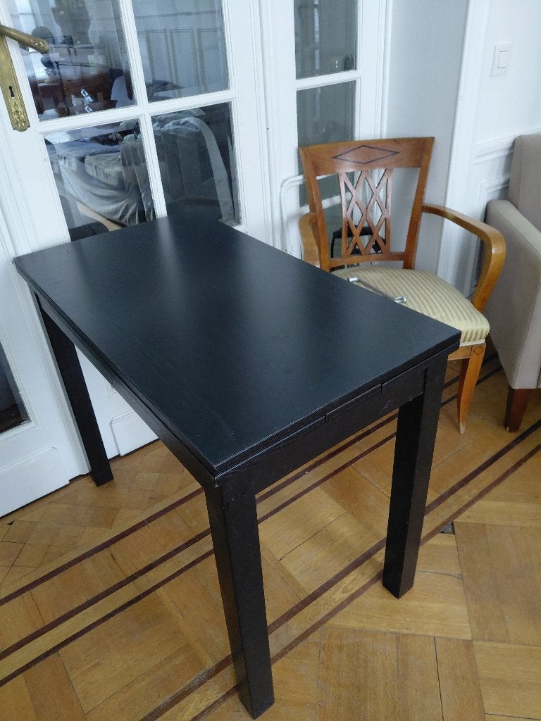 Table extensible Ikea, 90x50 à 90x88, Maison & Meubles, Enlèvement, Utilisé, Pin