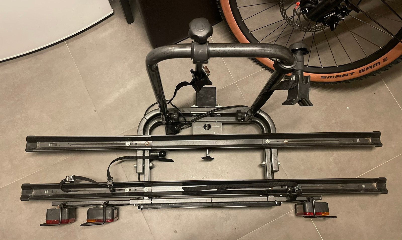 Fietsdrager ook geschikt voor E-bike, Ophalen, Gebruikt, 2 fietsen, Trekhaakdrager