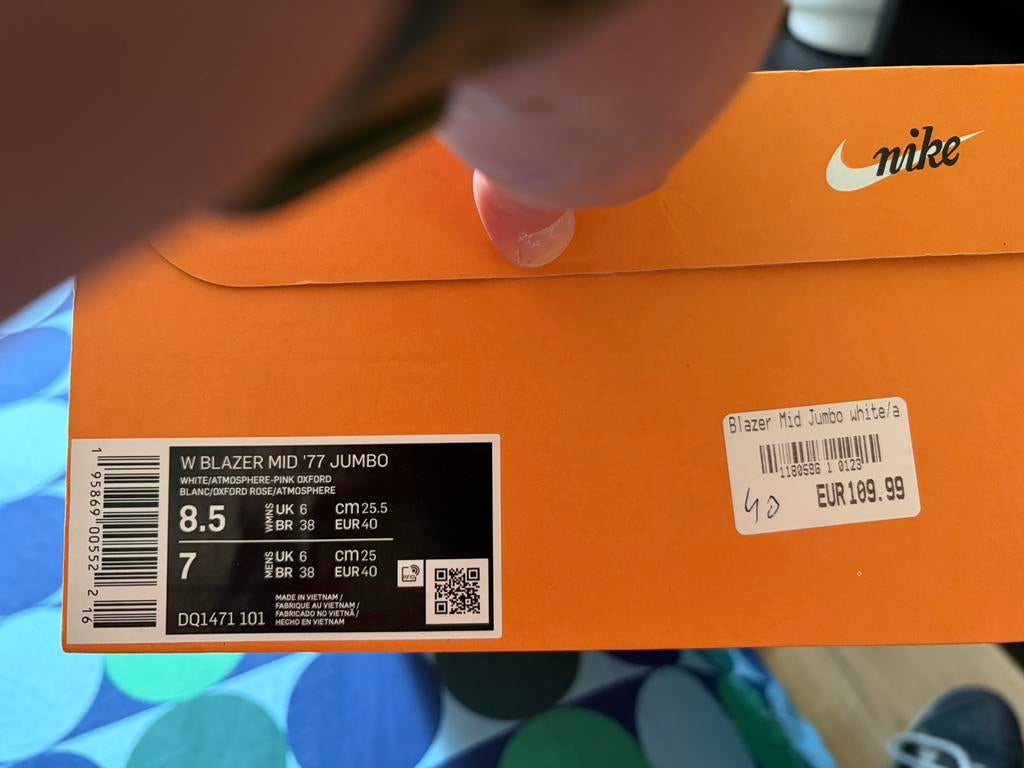 Nike jumbo pointure 40, Vêtements | Hommes, Chaussures, Neuf, Enlèvement ou Envoi, Blanc, Baskets