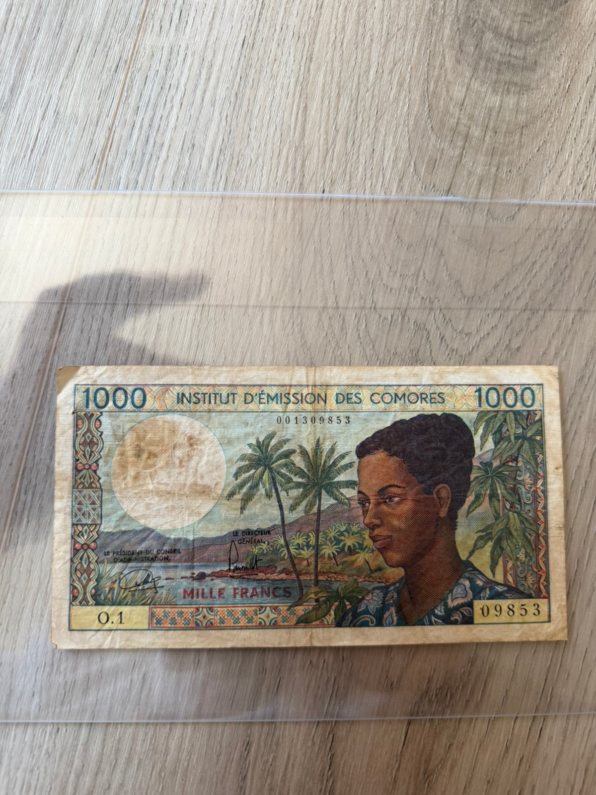 1000 francs Comores !, Postzegels en Munten, Bankbiljetten | Afrika, Ophalen of Verzenden