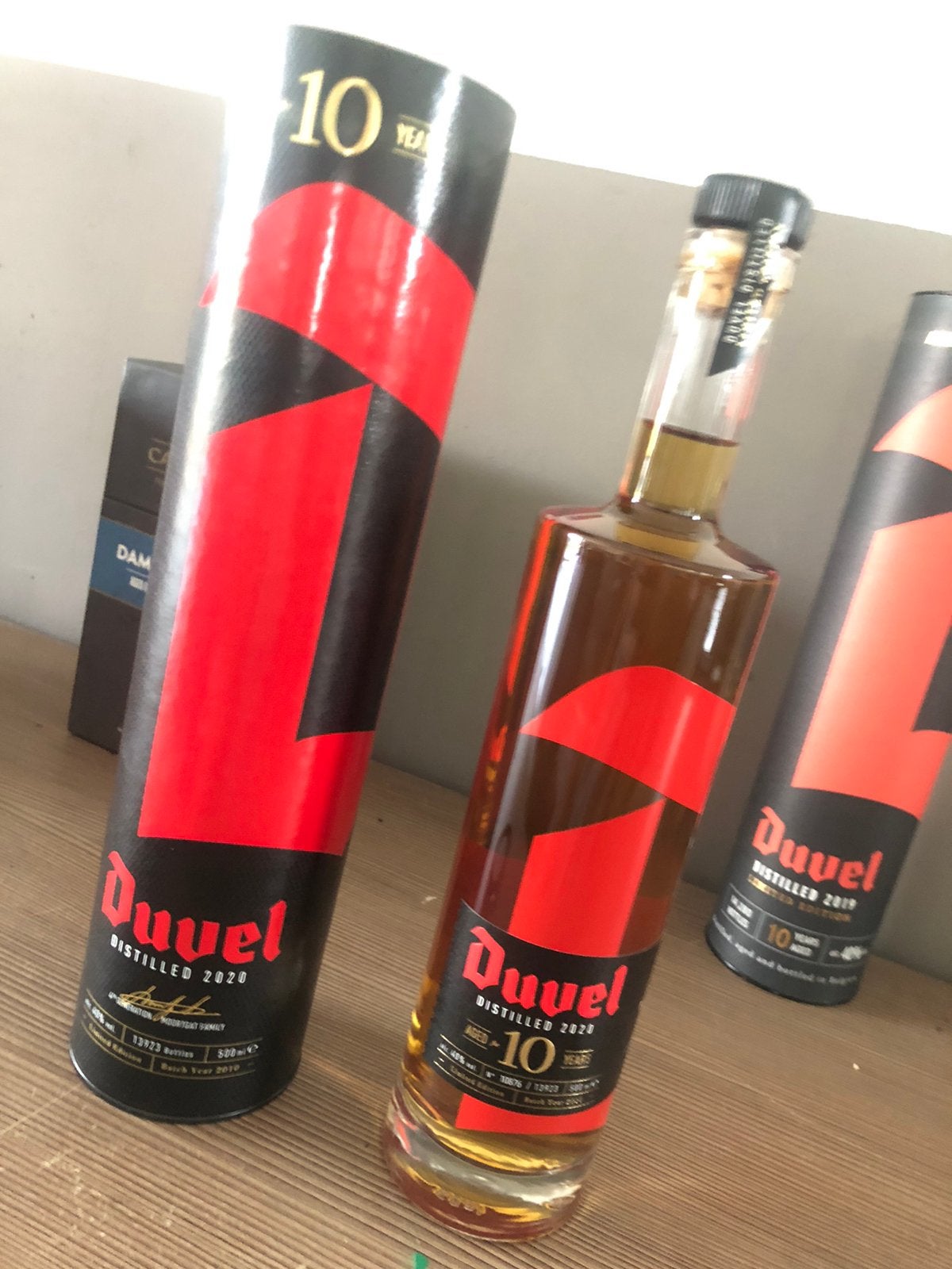 Duvel distilled 2020, Huis en Inrichting, Ophalen, Zo goed als nieuw