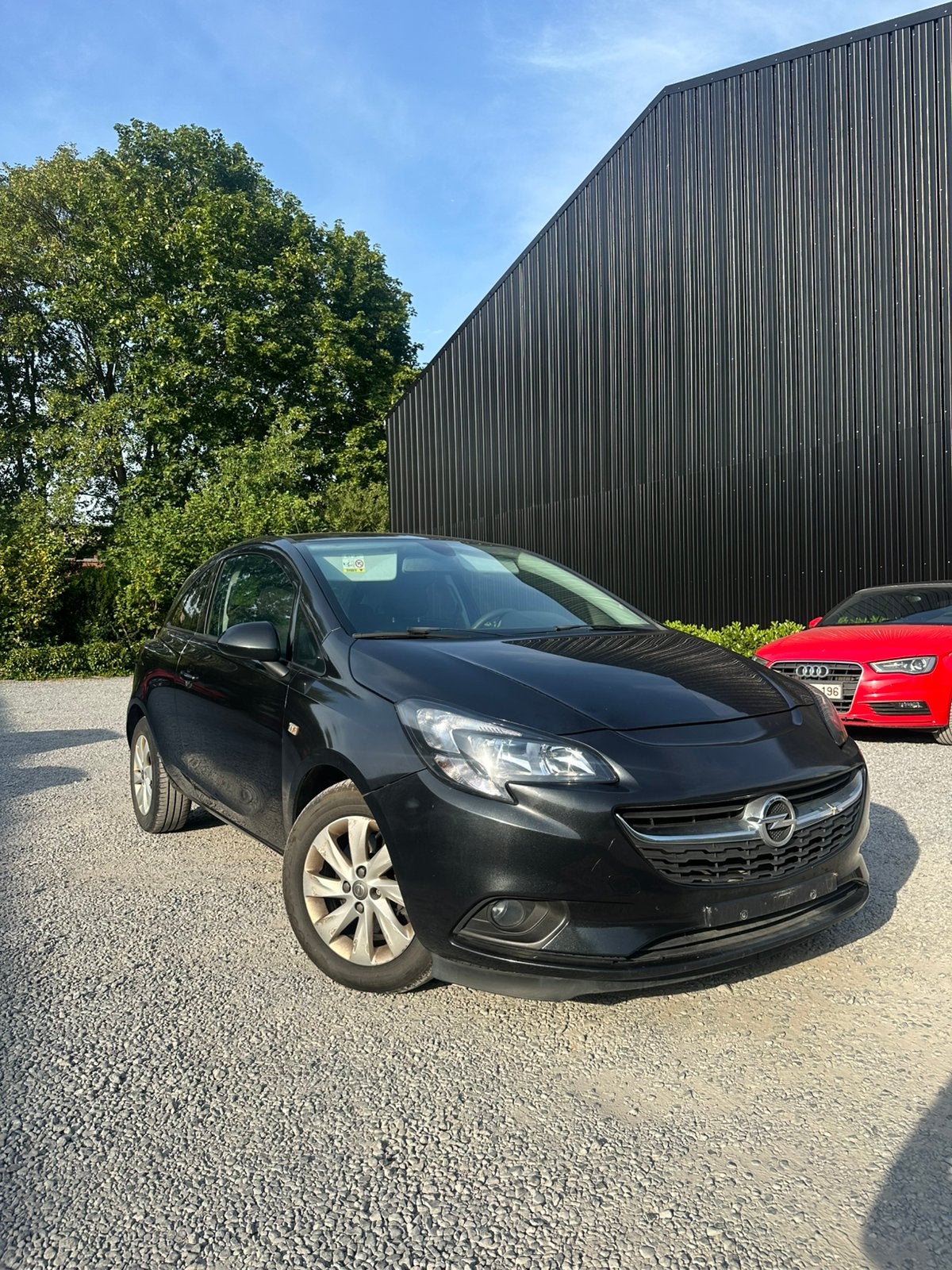 PRETE A IMMATRICULER - OPEL CORSA - EURO 6 !!!!, Auto's, Dealer onderhouden, Stof, 4 cilinders, Zwart