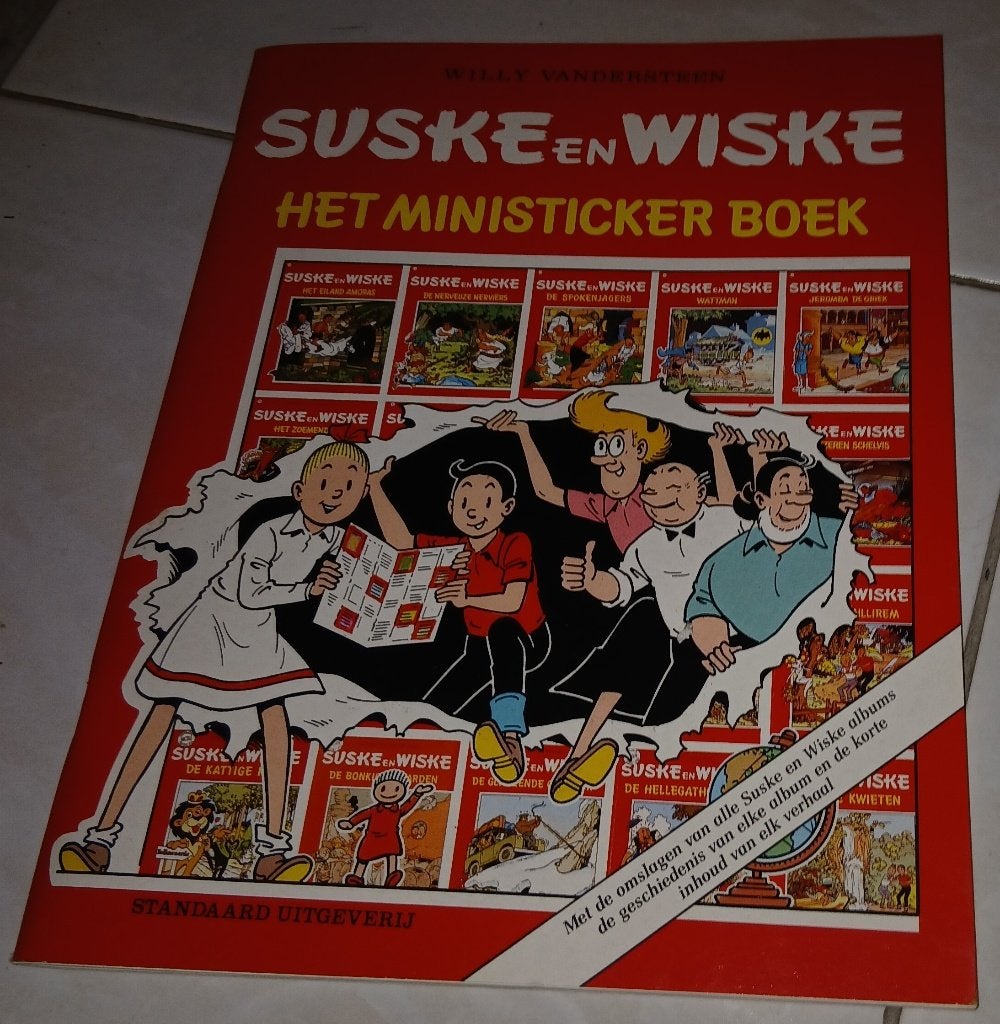 Suske en Wiske  Het ministicker boek, Neuf, Willy vandersteen, Enlèvement ou Envoi, Une BD