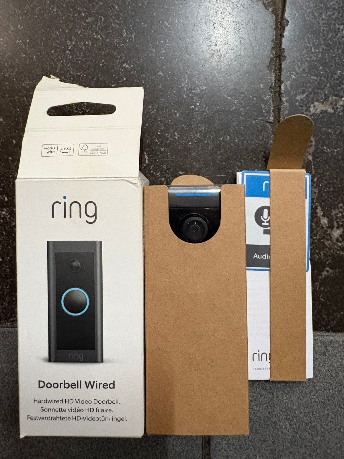 Ring Video Doorbell Wired + Ring Chime, nieuw, Ophalen of Verzenden, Zo goed als nieuw