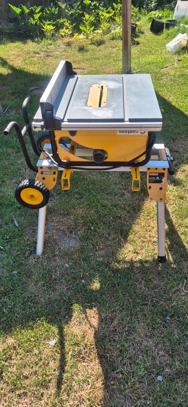 Scie à table Dewalt + support, Bricolage & Construction, Enlèvement