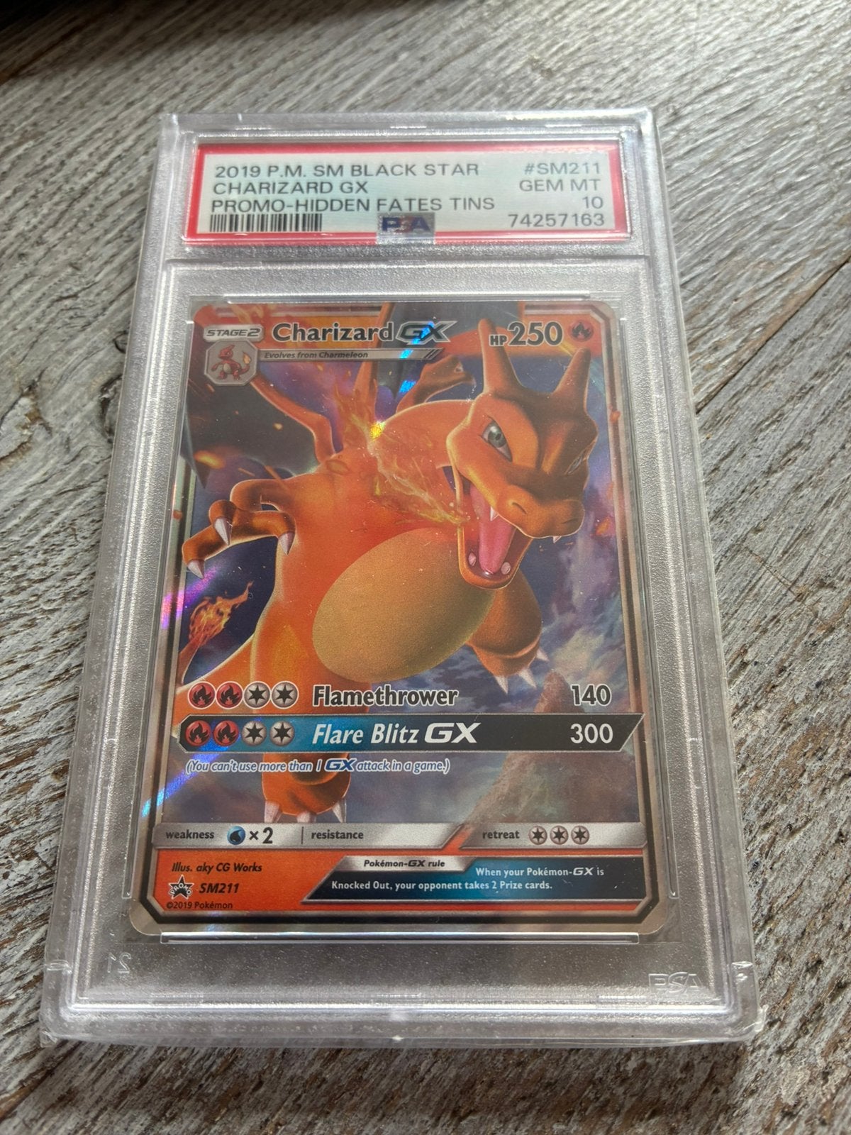 Charizard GX SM211 PSA10, Hobby & Loisirs créatifs, Jeux de cartes à collectionner | Yu-gi-Oh!, Enlèvement ou Envoi, Comme neuf