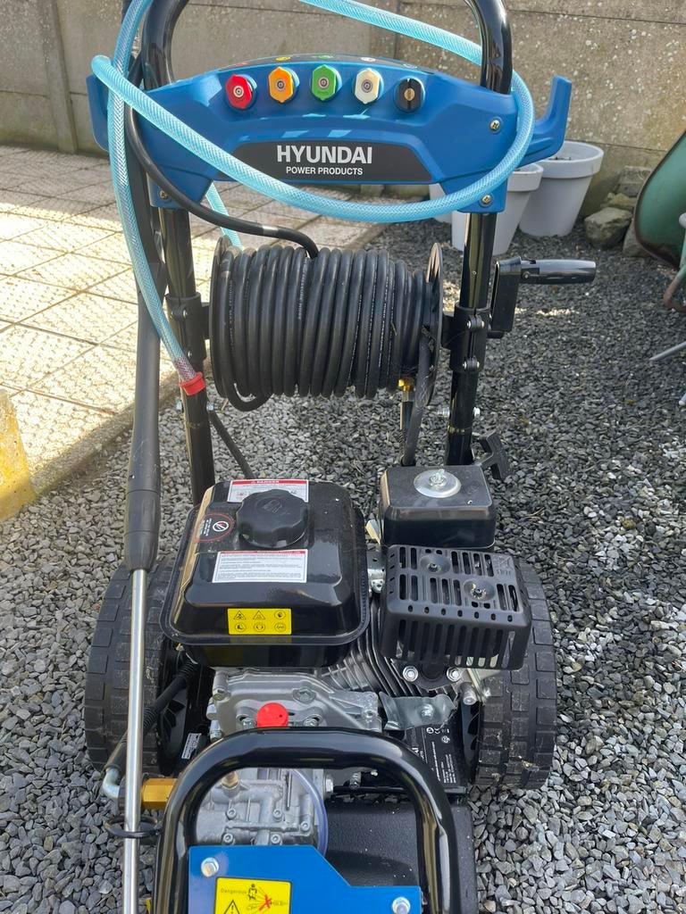 Hyundai professionele hogedrukreiniger op benzine, Tuin en Terras, Hogedrukreinigers, Ophalen, Nieuw, Benzine
