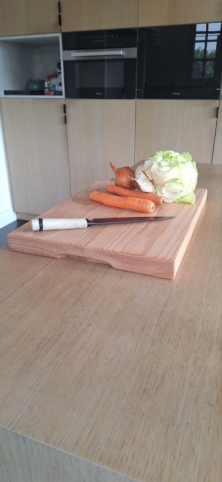beuken snijplank, Ophalen