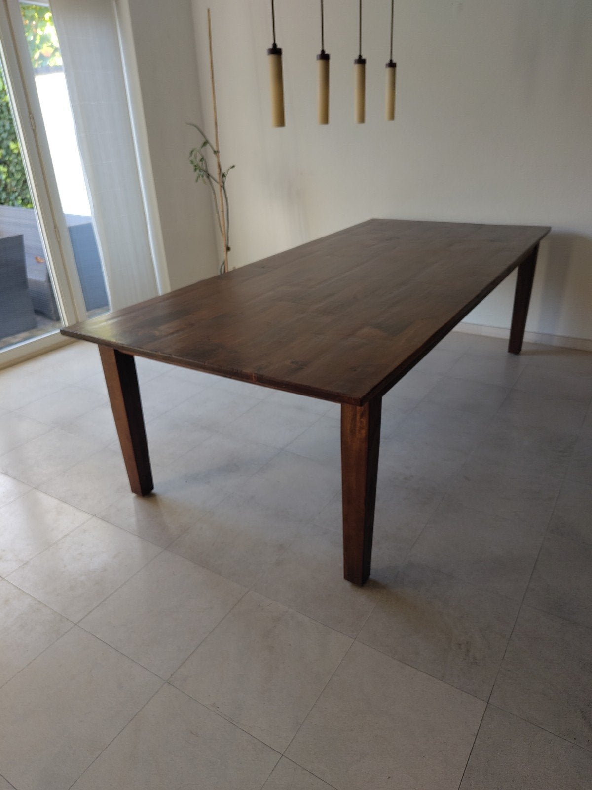 Mooie klassieke eettafel voor 8 personen, Ophalen, Gebruikt, 100 tot 150 cm, 200 cm of meer