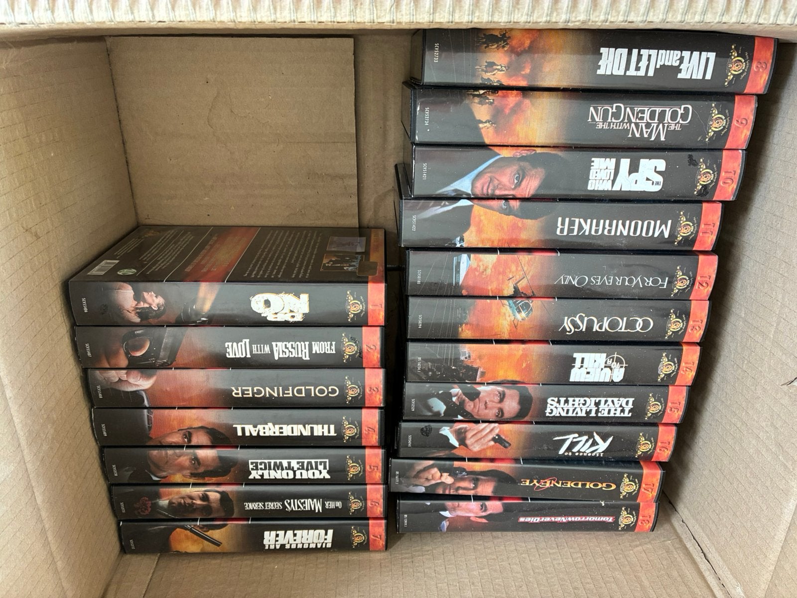 James bond, Cd's en Dvd's, Ophalen of Verzenden, Zo goed als nieuw, VHS