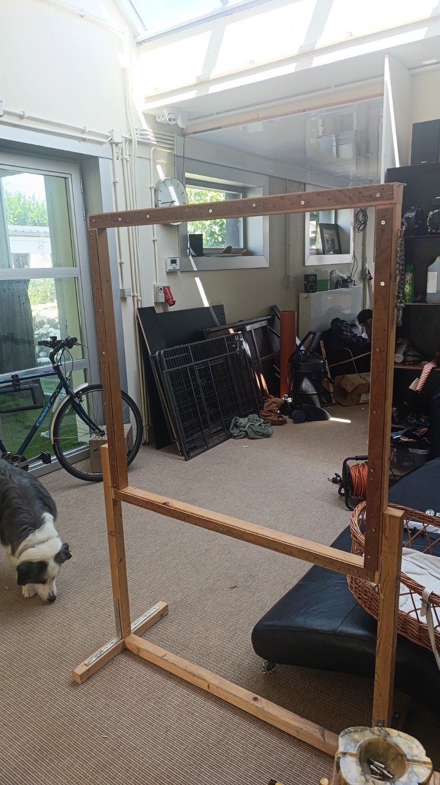 Tuft frame, Ophalen