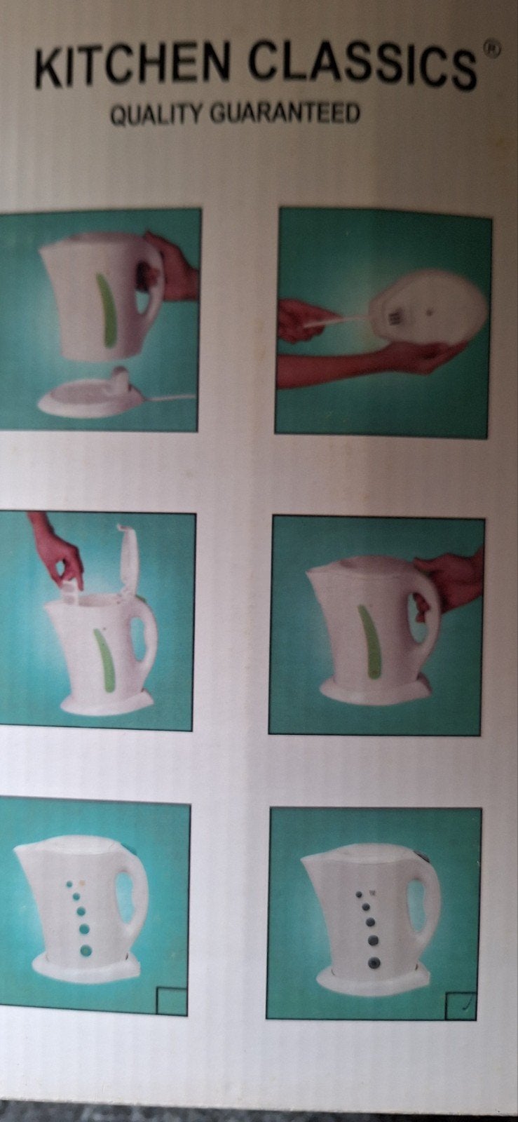 Waterkoker, Ophalen, Gebruikt