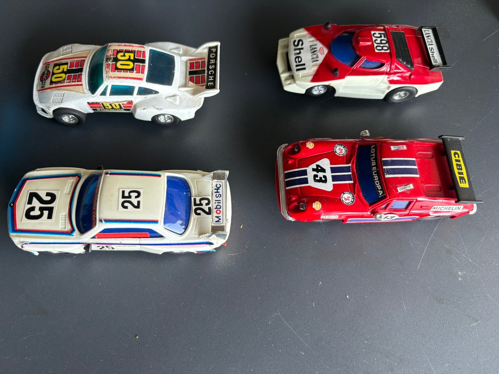 SLOTCAR 5 AUTO'S CIRCUIT GENRE SCALEXTRIC, Hobby en Vrije tijd, Ophalen of Verzenden, Zo goed als nieuw, Elektro, Auto onroad