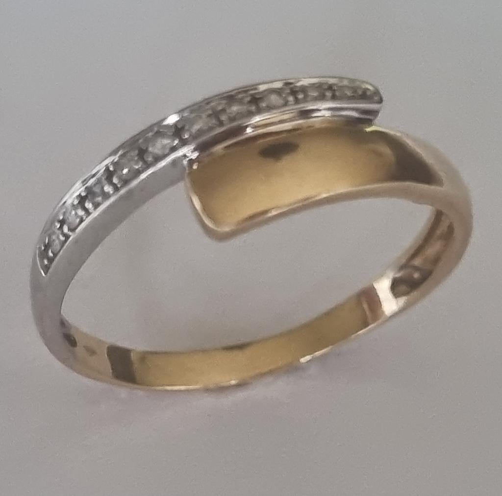 18 Karaat Gouden Ring 750 Goud Mt 64-65 DAMESRING Bague 18k, Bijoux, Sacs & Beauté, Bagues, Or, Or, Enlèvement ou Envoi