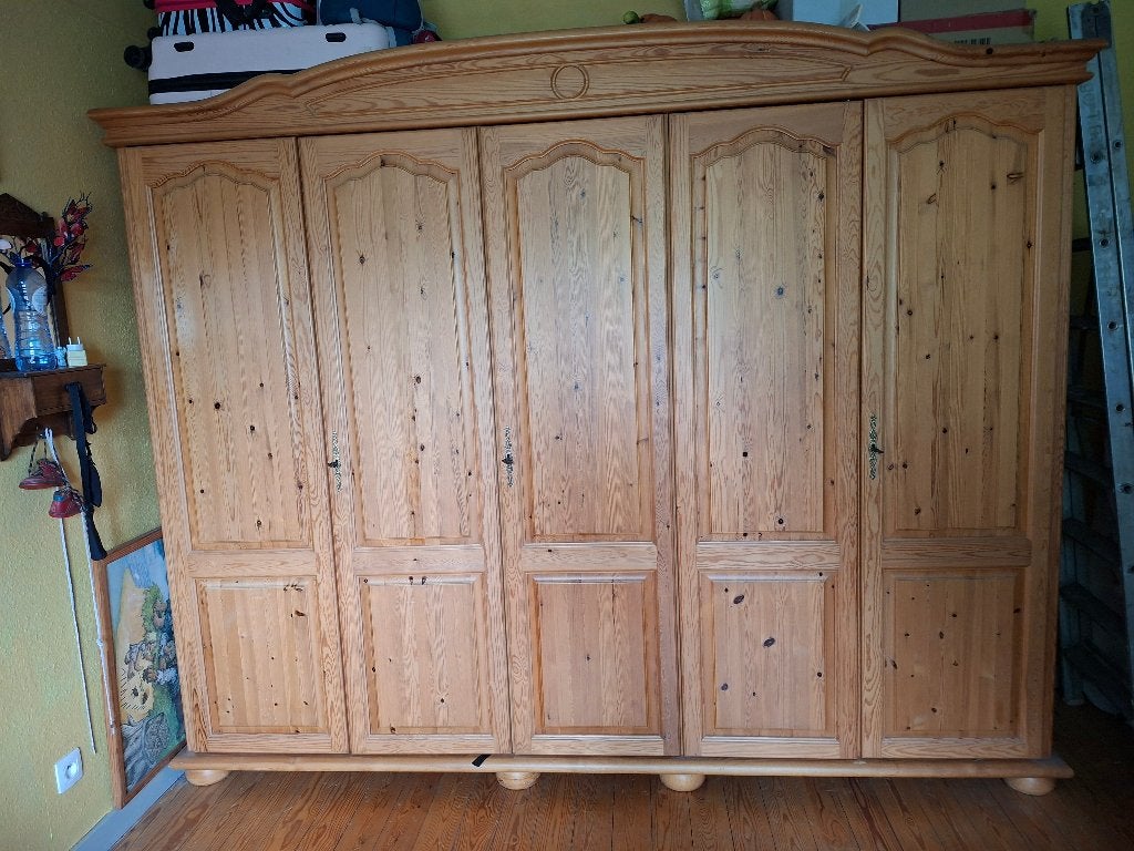 Garderobe enpins, Maison & Meubles, 200 cm ou plus, Comme neuf, Enlèvement, 200 cm ou plus