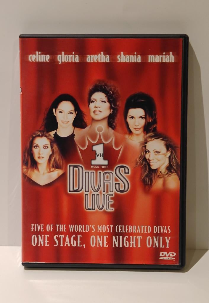 VH1 Divas Live Celine Aretha Mariah Gloria Shania concertdvd, Alle leeftijden, Ophalen of Verzenden, Zo goed als nieuw