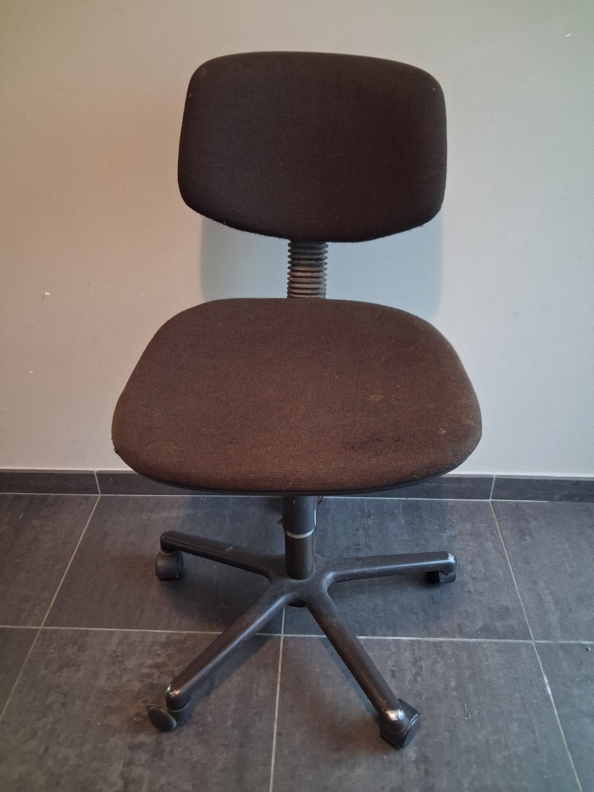 Bureaustoel, Ophalen, Gebruikt, Bruin, Bureaustoel