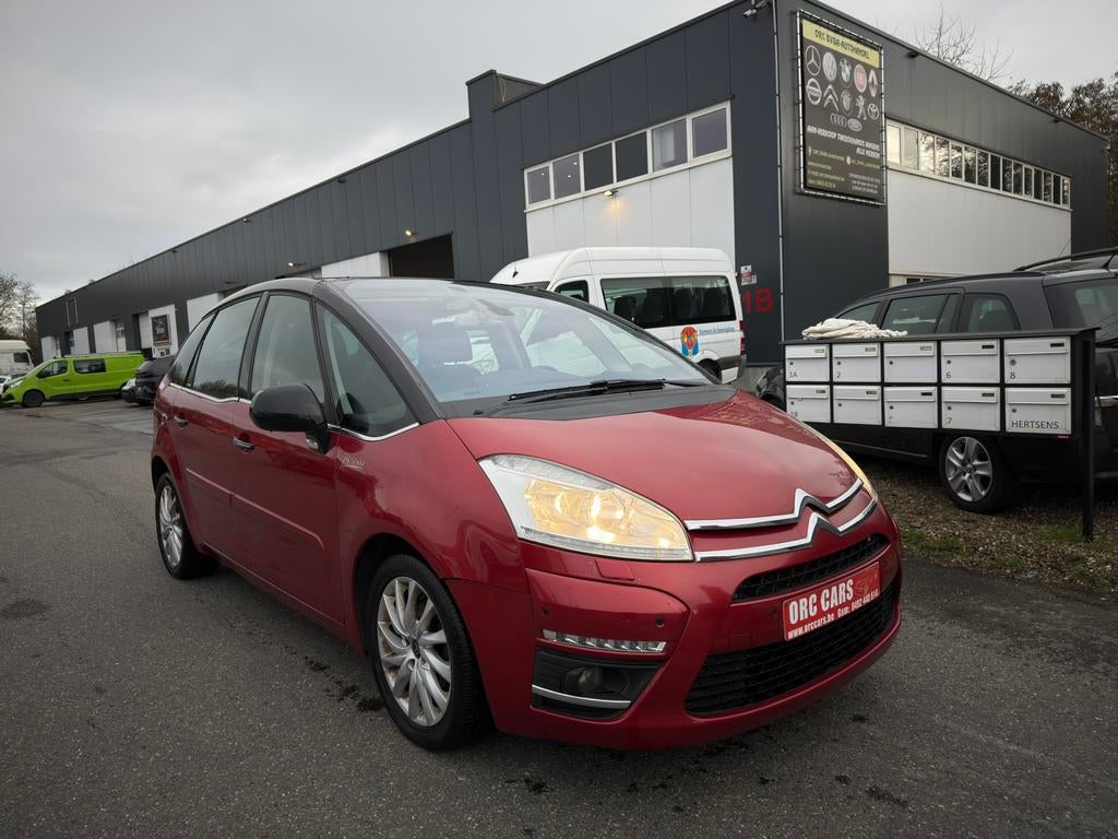 Citroen C4 Picasso exclusief 1.6 HDi AUTOMAAT, Auto's, Citroën, Automaat, Monovolume, 4 cilinders, Leder en Stof