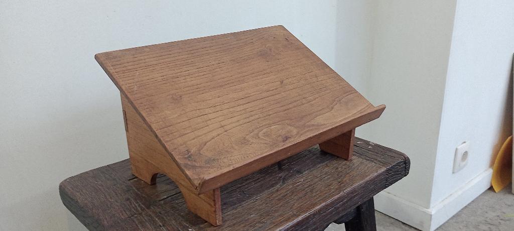 Lutrin de Table en Chêne ancien - Pupitre de Lecture, Enlèvement ou Envoi