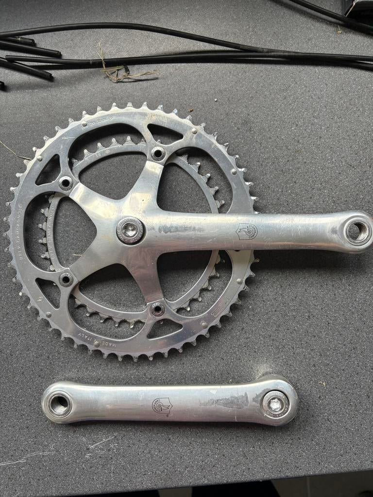 Campagnolo c-record crankstel, Fietsen en Brommers, Ophalen of Verzenden, Zo goed als nieuw