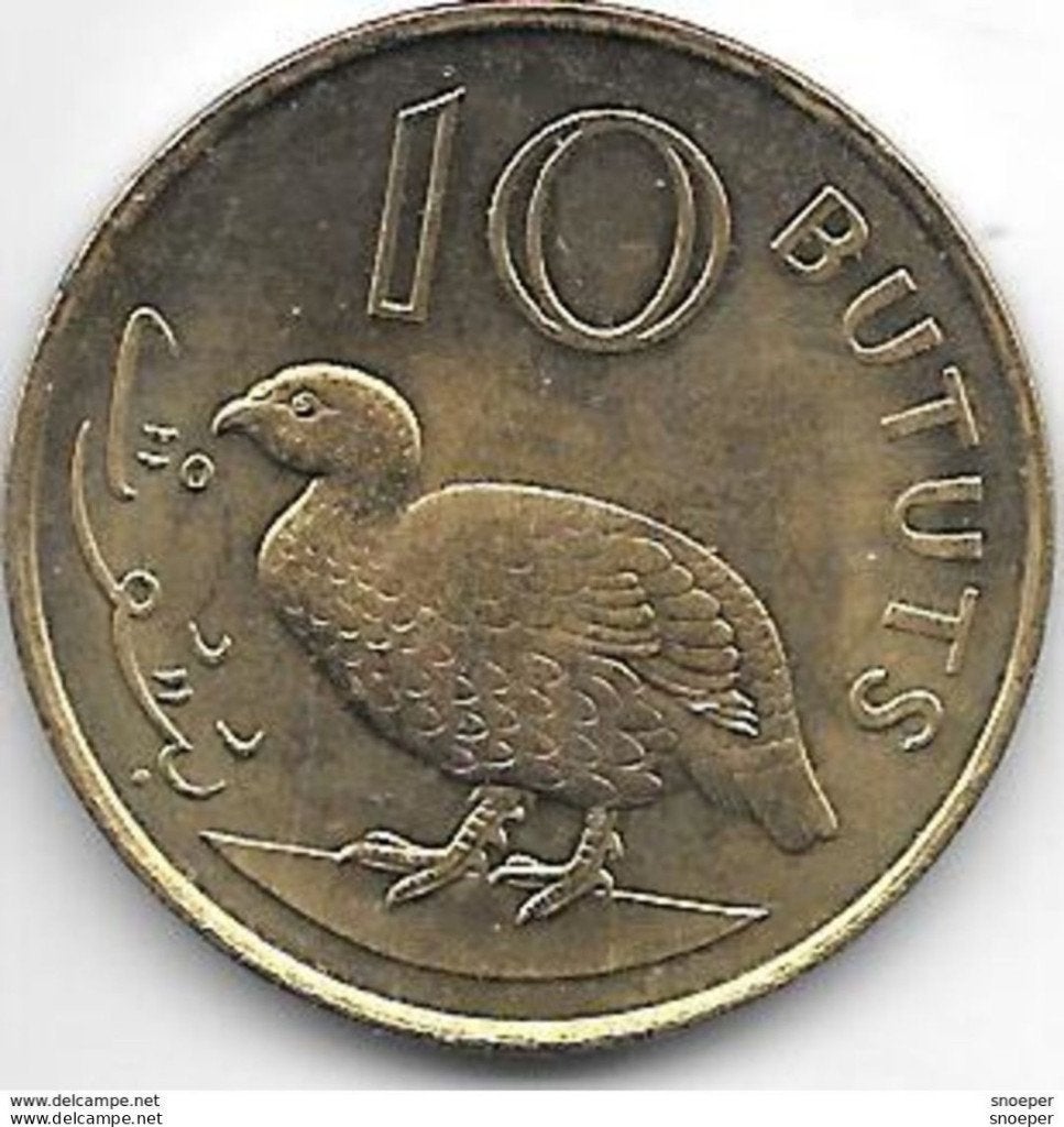 gambia 10 bututs 1998 km 56 unc, Verzenden, Overige landen, Losse munt