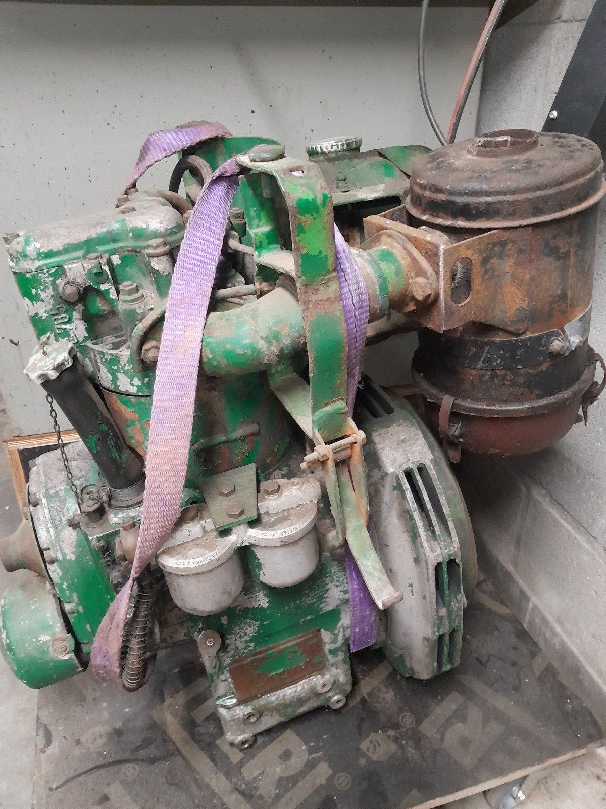 hatz e785 diesel motor, Ophalen