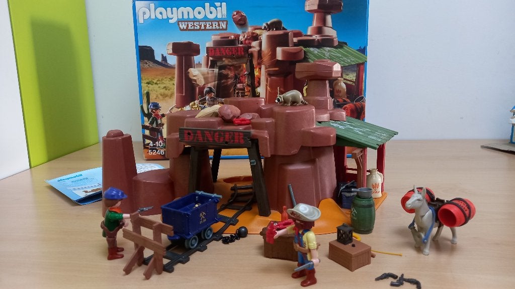 Playmobil: 5246: Goudmijn., Enfants & Bébés, Enlèvement ou Envoi, Bâtiment, Autres séries, Kit complet