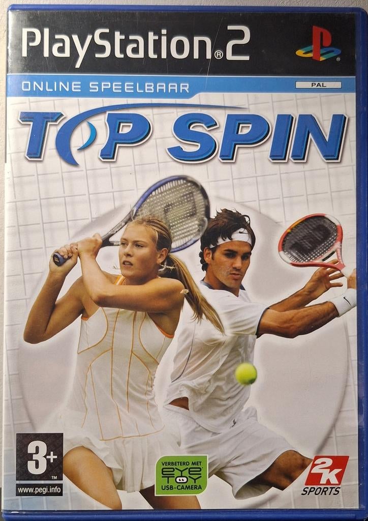 PS2 Top Spin, Games en Spelcomputers, Ophalen of Verzenden