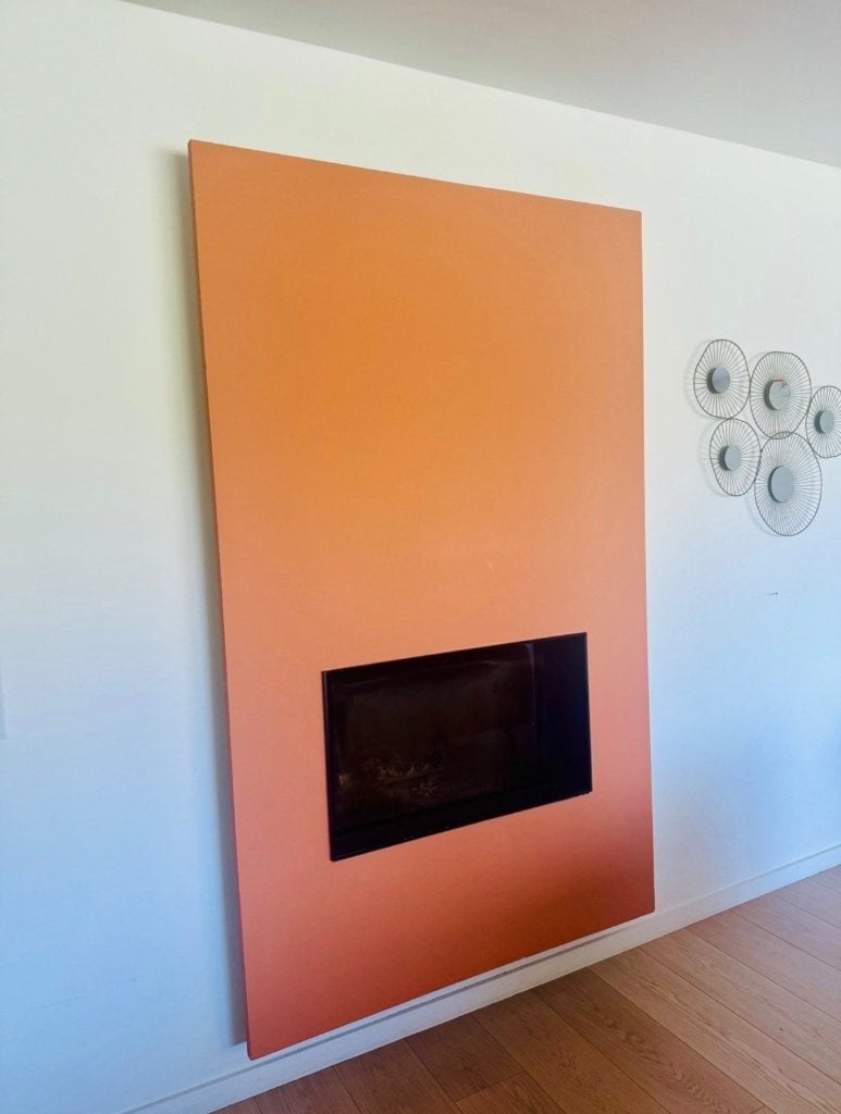 Foyer bois M-Design Luna Diamond 850H, Huis en Inrichting, Kachels, Gebruikt, Inbouw, Houtkachel, Hout, Ophalen