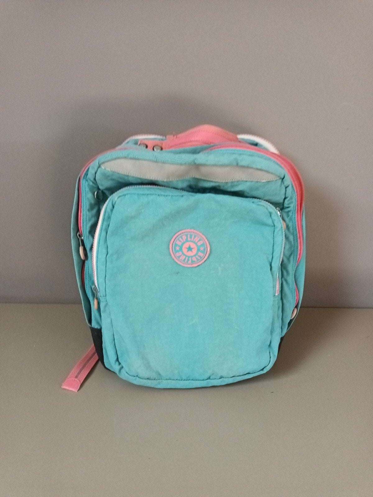 boekentas kipling, gebruikt maar kan nog een rondje mee, Ophalen, Gebruikt, Blauw