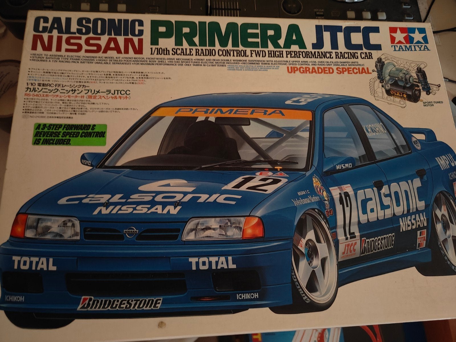 Tamiya Nissan Primera Calsonic JTCC FF01 1/10, Hobby en Vrije tijd, Modelbouw | Radiografisch | Auto's, Ophalen of Verzenden