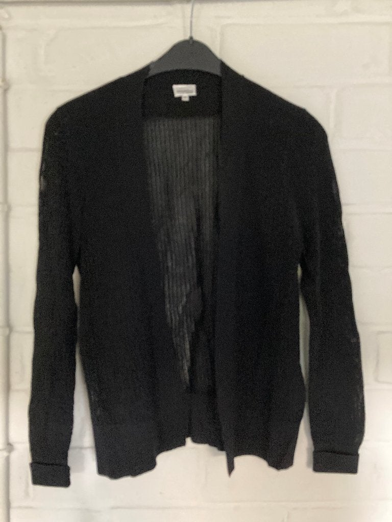 Zwarte dunne cardigan (geen sluiting), Mayerline, Medium, Kleding | Dames, Maat 38/40 (M), Mayerline, Zwart, Ophalen of Verzenden