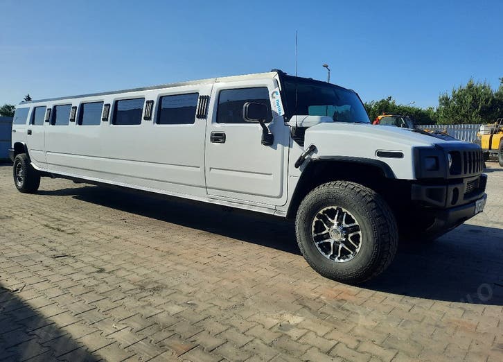 Hummer H2 LIMO, Auto's, Automaat, Wit, Onderhoudsboekje, H2