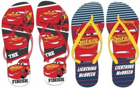 Disney Cars Teenslippers / Flipflops - Maat 30/31 - 32/33, Enfants & Bébés, Neuf, Garçon, Disney Cars, Enlèvement ou Envoi