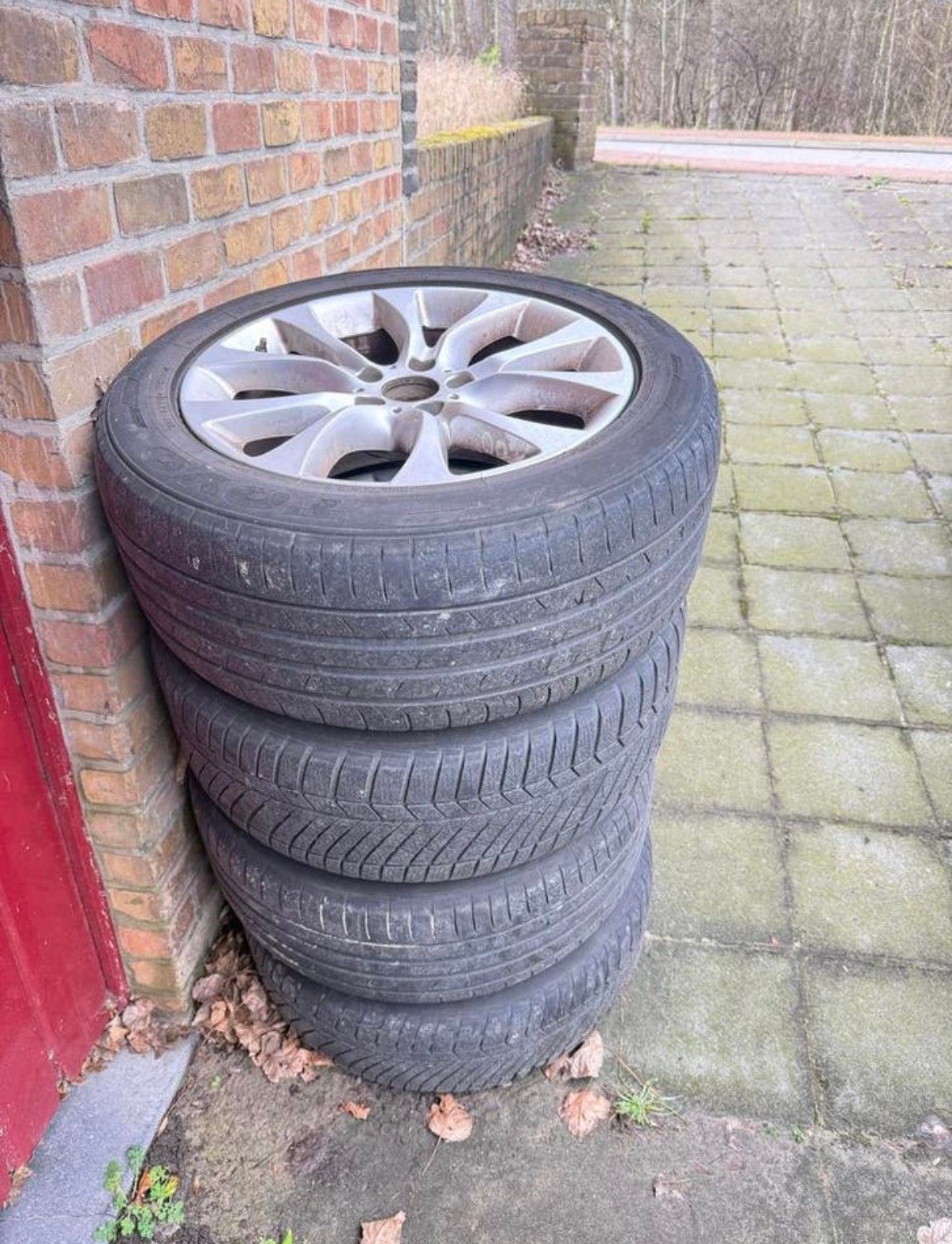 BMW X5 ORIGINELE VELGEN GOED STAAT, Auto-onderdelen, Banden en Velgen, Ophalen, Band(en)