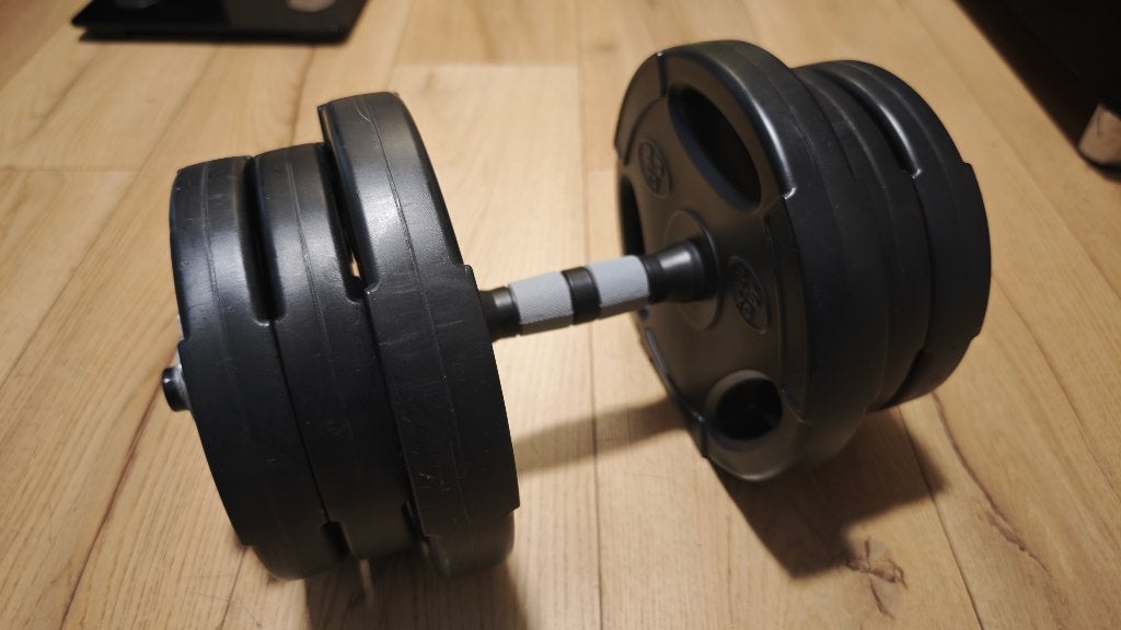 Een 10kg dumbbel en fitness accessoires, Ophalen, Nieuw, Benen, Overige typen