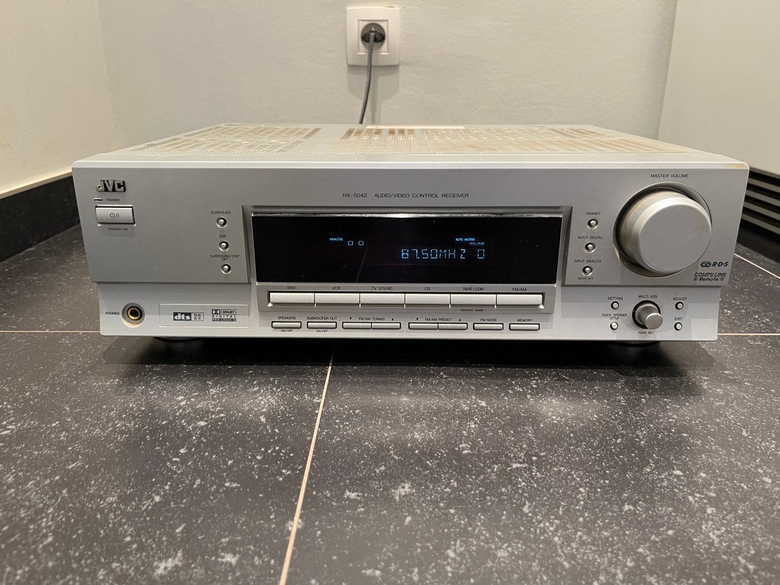 JVC RX-5042 Audio/Video Control Receiver –  5.1 Versterker, Ophalen, Gebruikt, JVC, 60 tot 120 watt