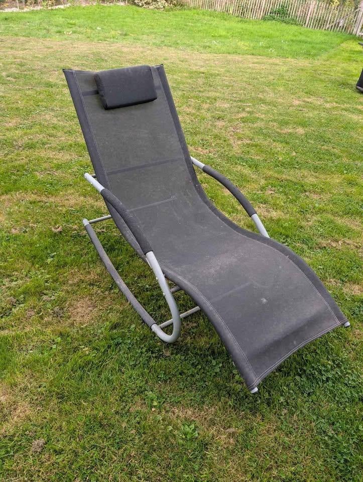 Tuin ligstoel met schommelfunctie, Enlèvement, Utilisé