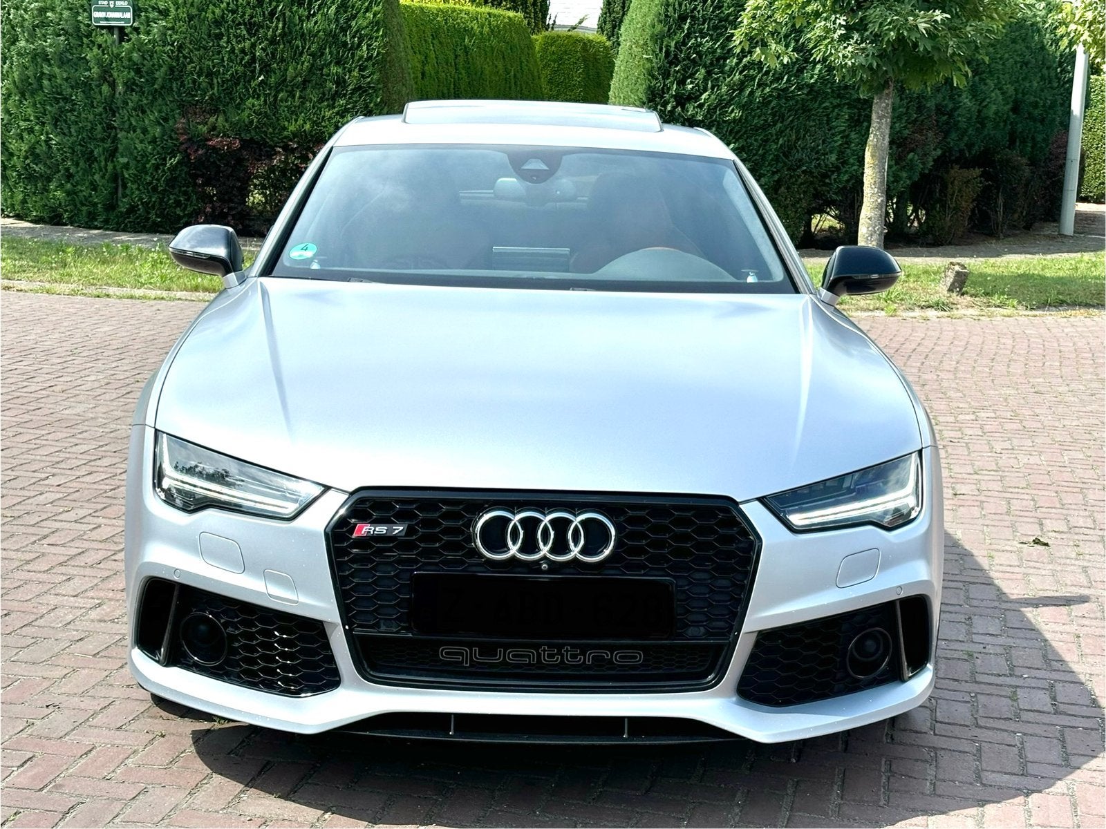AUDI RS7 FACELIFT 605PK MAT 55000KM 2016, Auto's, Automaat, Euro 6, Leder, Bruin