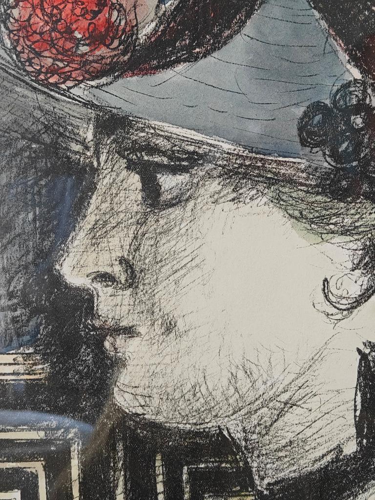 Paul Delvaux - Chapeau 1900, 1972, Antiek en Kunst, Ophalen