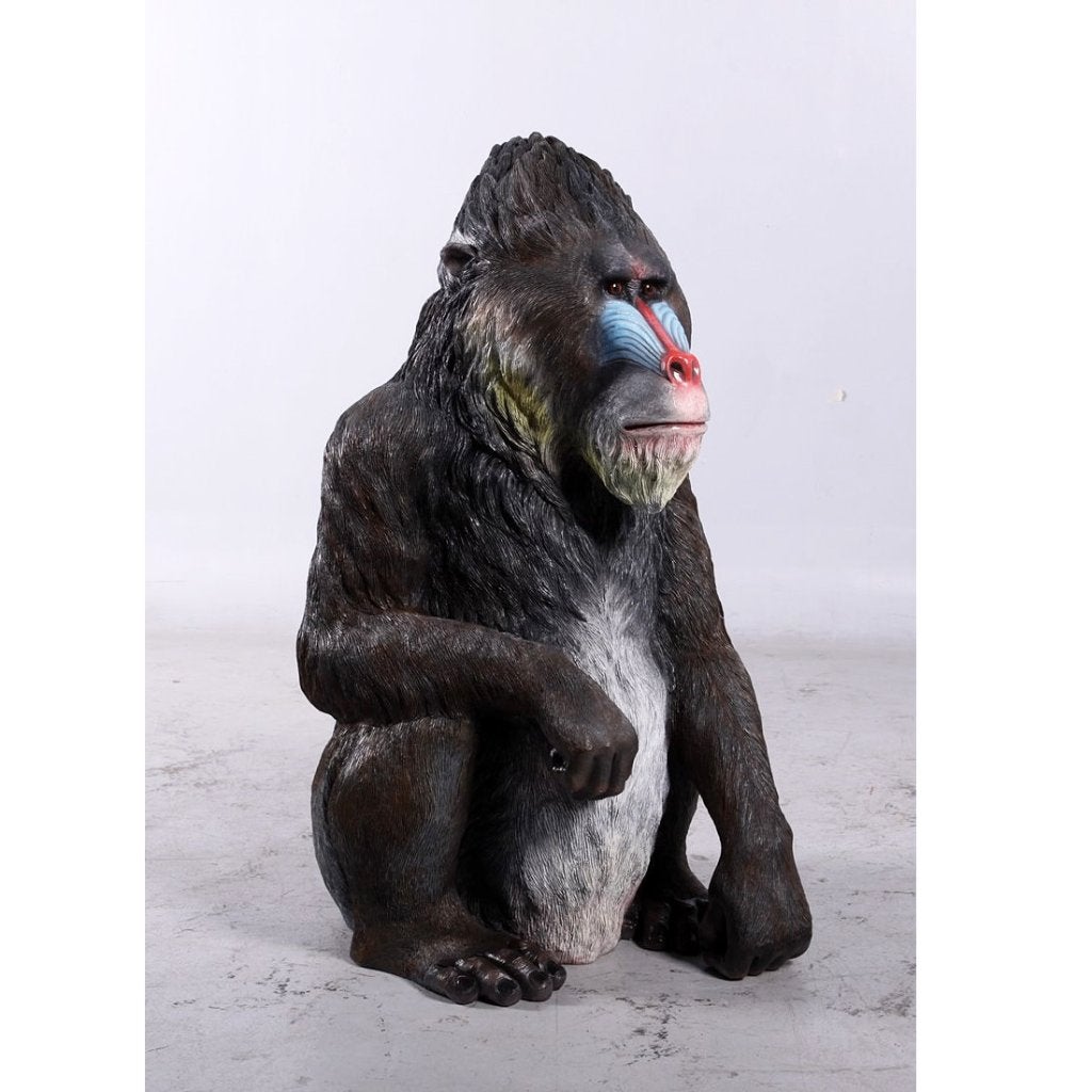 Mandrillbeeld - 97 cm hoog - polyester