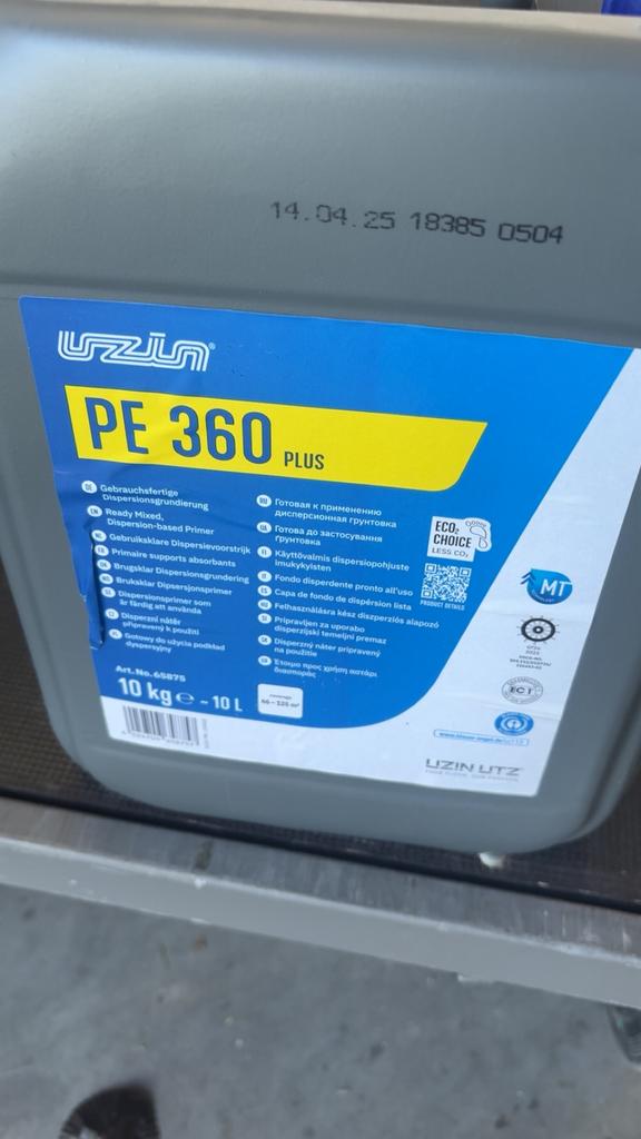 UZIN PE 360 PLUS primer 10kg – nieuw (ongeopend), Ophalen