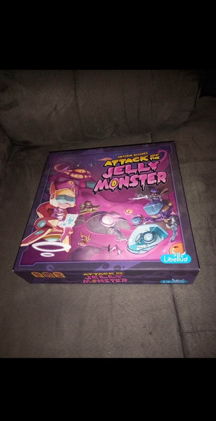 jeu Attack of the jelly monster, Enlèvement ou Envoi