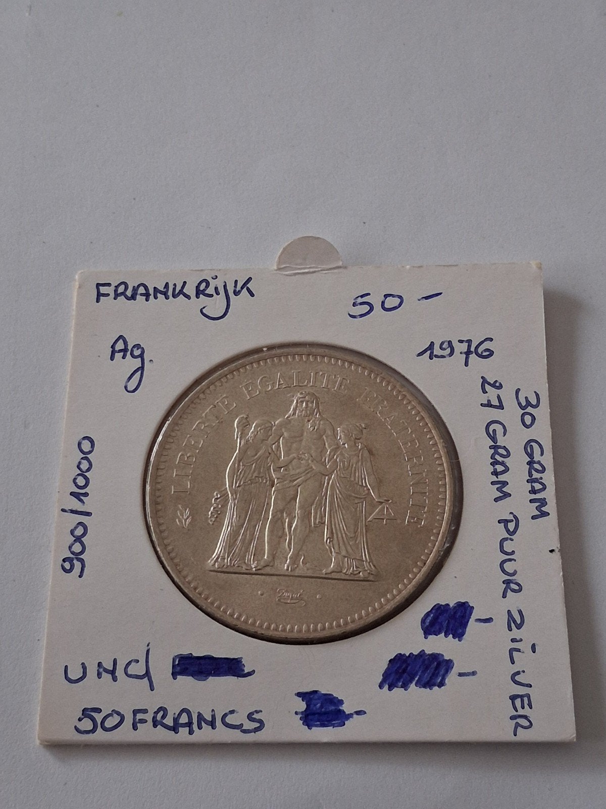 france 50 fr 1976 AG UNC !!  GERES A.J, Ophalen of Verzenden
