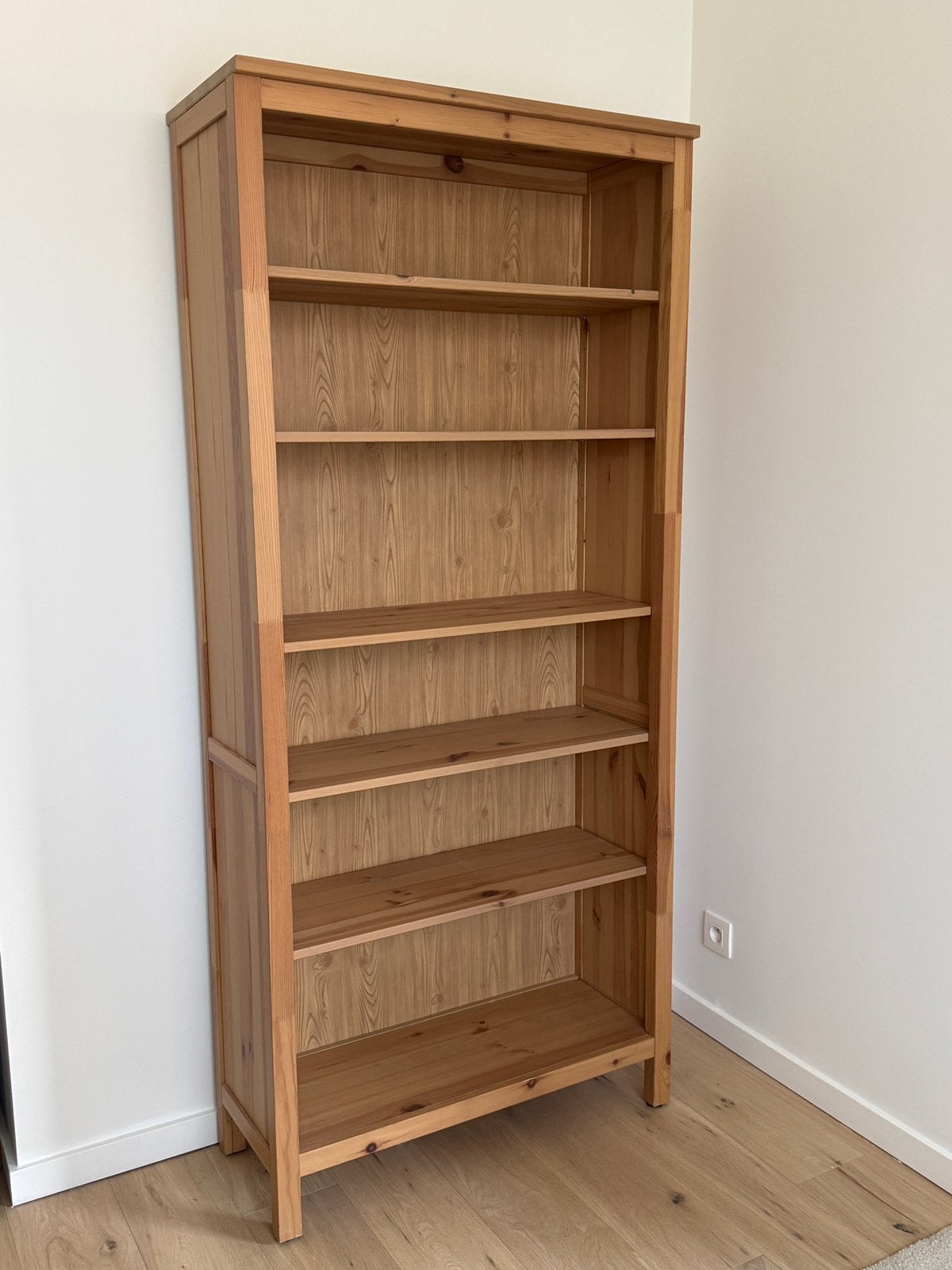 Superbe bibliothèque IKEA Hemnes en bois massif, Maison & Meubles, Enlèvement ou Envoi, Comme neuf, Pin