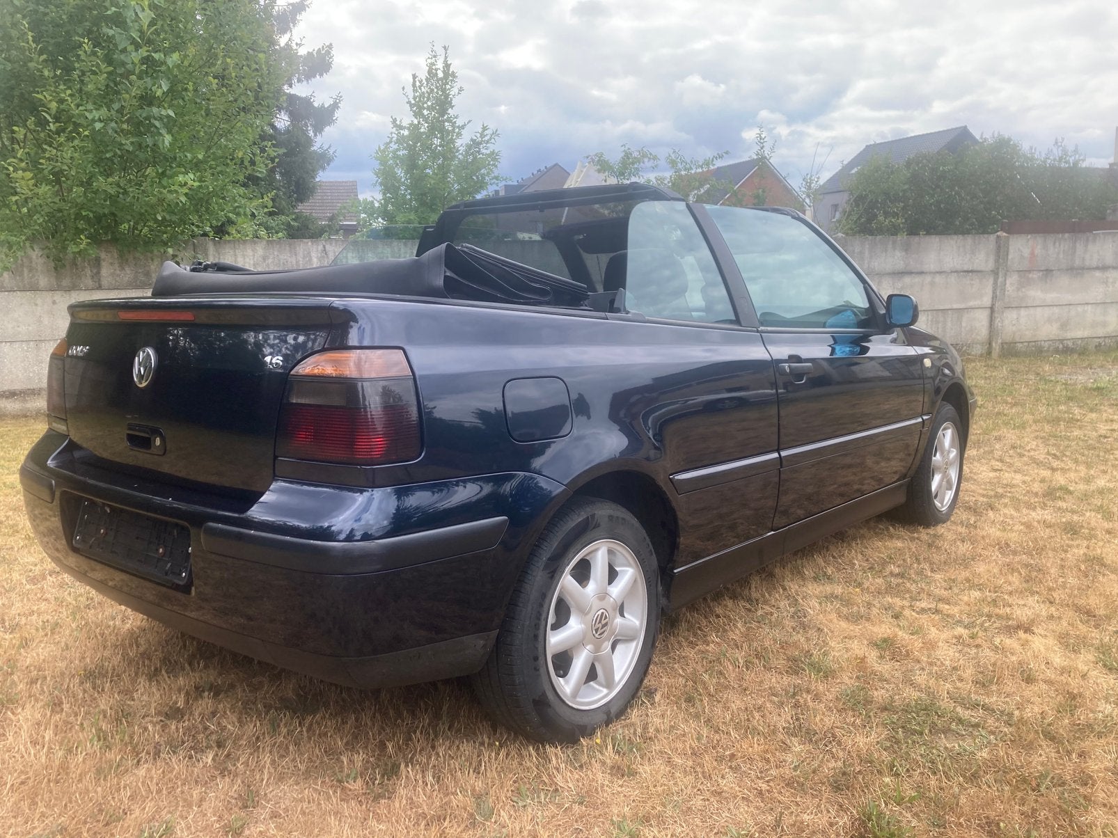 Volkswagen golf cabrio 1.6i karman, Auto's, 4 zetels, Cabriolet, Blauw, Bedrijf