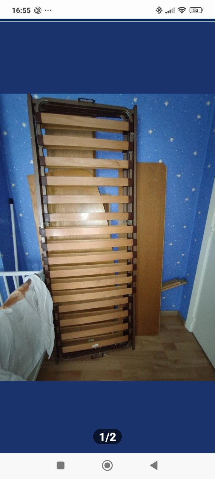 Gratis 2 Persoonsbed en matras, Ophalen of Verzenden, Matras