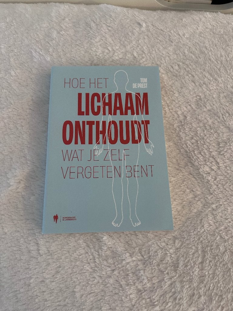 Hoe het lichaam onthoudt wat je zelf vergeten bent, Enlèvement ou Envoi, Comme neuf, Tom De Prest