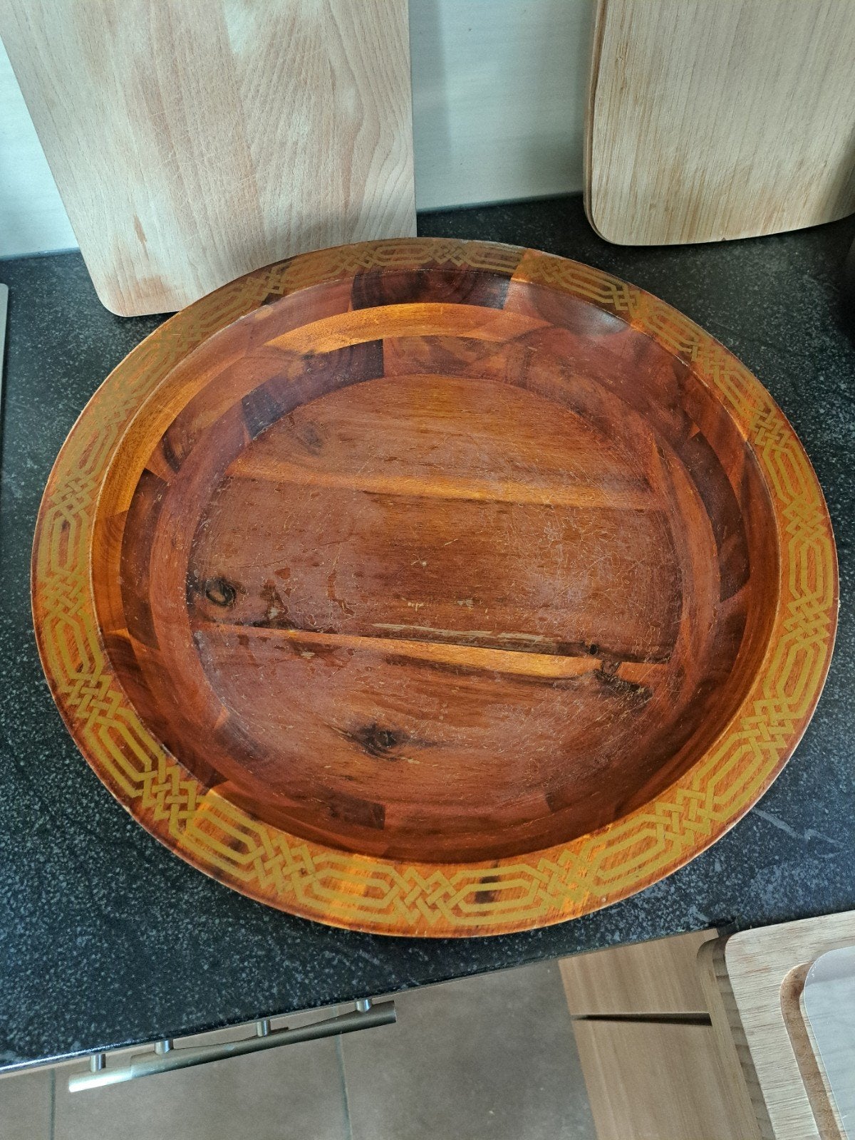 Couscous schaal(Marokko), Ophalen, Schaal